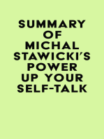 Summary of Michal Stawicki's Power up Your Self-Talk