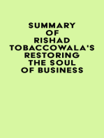 Summary of Rishad Tobaccowala's Restoring the Soul of Business