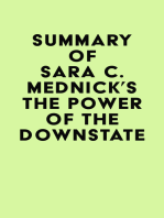 Summary of Sara C. Mednick's The Power of the Downstate