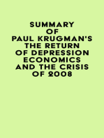 Summary of Paul Krugman's The Return of Depression Economics and the Crisis of 2008