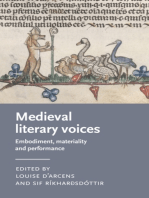 Medieval literary voices: Embodiment, materiality and performance
