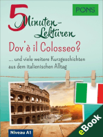 PONS 5-Minuten-Lektüren Italienisch A1 - Dov'è il Colosseo?: … und viele weitere Kurzgeschichten aus dem italienischen Alltag. Mit 20 Mind-Maps zum Wortschatzlernen.