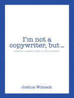 I'm not a copywriter, but...