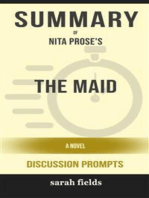 Summary of The Maid A Novel by Nita Prose : Discussion Prompts