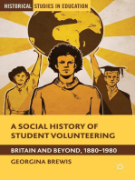 A Social History of Student Volunteering: Britain and Beyond, 1880-1980
