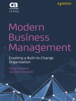 Modern Business Management: Creating a Built-to-Change Organization