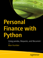 Personal Finance with Python: Using pandas, Requests, and Recurrent