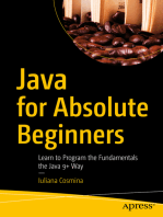 Java for Absolute Beginners