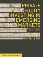 Private Equity Investing in Emerging Markets: Opportunities for Value Creation