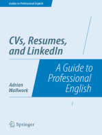 CVs, Resumes, and LinkedIn: A Guide to Professional English