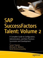 SAP SuccessFactors Talent: Volume 2: A Complete Guide to Configuration, Administration, and Best Practices: Succession and Development