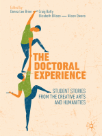 The Doctoral Experience: Student Stories from the Creative Arts and Humanities