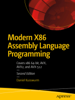 Modern X86 Assembly Language Programming: Covers x86 64-bit, AVX, AVX2, and AVX-512