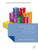 Nudge Theory in Action: Behavioral Design in Policy and Markets