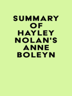 Summay of Hayley Nolan's Anne Boleyn