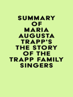 Summay of Maria Augusta Trapp's The Story of the Trapp Family Singers