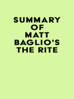 Summary of Matt Baglio's The Rite