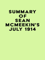 Summary of Sean McMeekin's July 1914