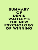 Summary of Denis Waitley's The New Psychology of Winning