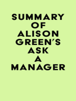 Summary of Alison Green's Ask a Manager