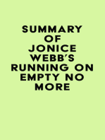 Summary of Jonice Webb's Running on Empty No More