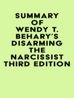 Summary of Wendy T. Behary's Disarming the Narcissist Third Edition
