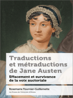 Traductions et métraductions de Jane Austen: Effacement et survivance de la voix auctoriale