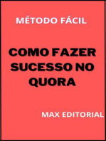 Como Fazer Sucesso no Quora: MÉTODO FÁCIL