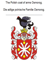 The Polish coat of arms Osmorog. Die adlige polnische Familie Osmorog.