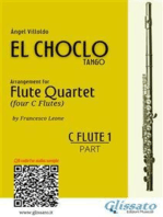 Flute 1 part "El Choclo" tango for Flute Quartet