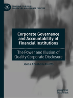 Corporate Governance and Accountability of Financial Institutions: The Power and Illusion of Quality Corporate Disclosure