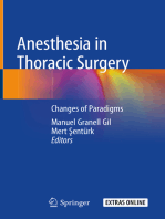 Anesthesia in Thoracic Surgery: Changes of Paradigms