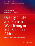 Quality of Life and Human Well-Being in Sub-Saharan Africa: Prospects for Future Happiness