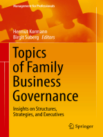 Topics of Family Business Governance: Insights on Structures, Strategies, and Executives
