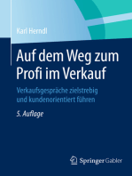 Auf dem Weg zum Profi im Verkauf: Verkaufsgespräche zielstrebig und kundenorientiert führen