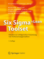 Six Sigma+Lean Toolset: Mindset zur erfolgreichen Umsetzung von Verbesserungsprojekten