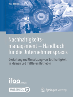 Nachhaltigkeitsmanagement - Handbuch für die Unternehmenspraxis: Gestaltung und Umsetzung von Nachhaltigkeit in kleinen und mittleren Betrieben