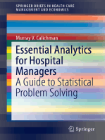 Essential Analytics for Hospital Managers: A Guide to Statistical Problem Solving