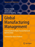 Global Manufacturing Management: From Excellent Plants Toward Network Optimization