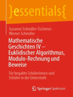 Mathematische Geschichten IV – Euklidischer Algorithmus, Modulo-Rechnung und Beweise: Für begabte Schülerinnen und Schüler in der Unterstufe