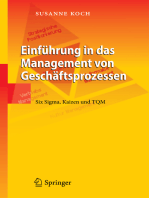 Einführung in das Management von Geschäftsprozessen: Six Sigma, Kaizen und TQM