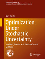 Optimization Under Stochastic Uncertainty: Methods, Control and Random Search Methods