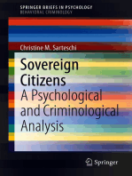 Sovereign Citizens: A Psychological and Criminological Analysis
