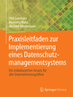 Praxisleitfaden zur Implementierung eines Datenschutzmanagementsystems: Ein risikobasierter Ansatz für alle Unternehmensgrößen