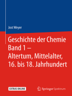 Geschichte der Chemie Band 1 – Altertum, Mittelalter, 16. bis 18. Jahrhundert