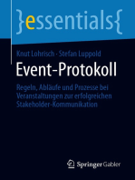 Event-Protokoll: Regeln, Abläufe und Prozesse bei Veranstaltungen zur erfolgreichen Stakeholder-Kommunikation