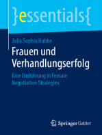 Frauen und Verhandlungserfolg: Eine Einführung in Female Negotiation Strategies