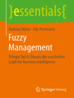 Fuzzy Management: Trilogie Teil II: Einsatz der unscharfen Logik für Business Intelligence