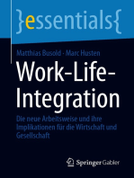 Work-Life-Integration: Die neue Arbeitsweise und ihre Implikationen für die Wirtschaft und Gesellschaft