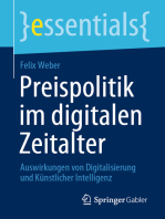 Preispolitik im digitalen Zeitalter: Auswirkungen von Digitalisierung und Künstlicher Intelligenz